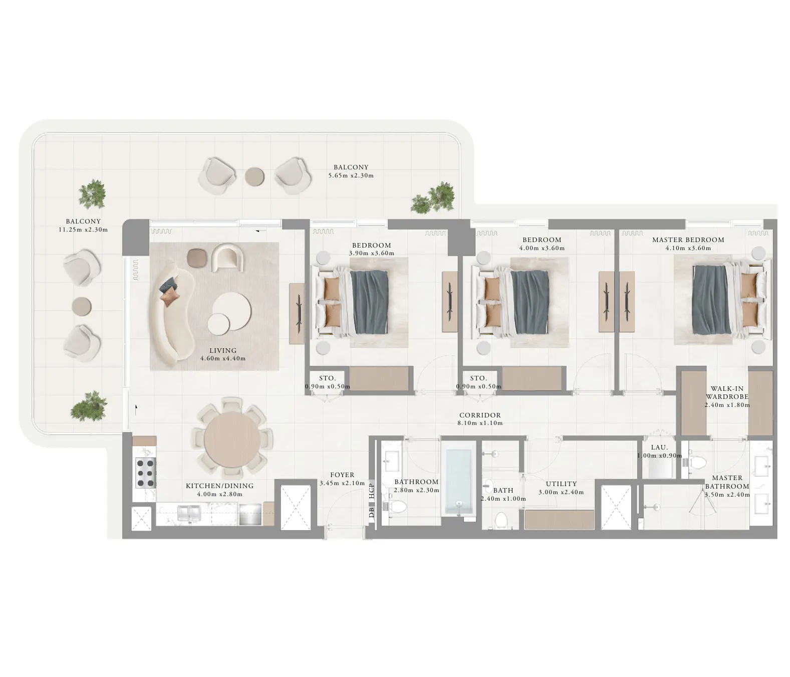 3 Bedroom
